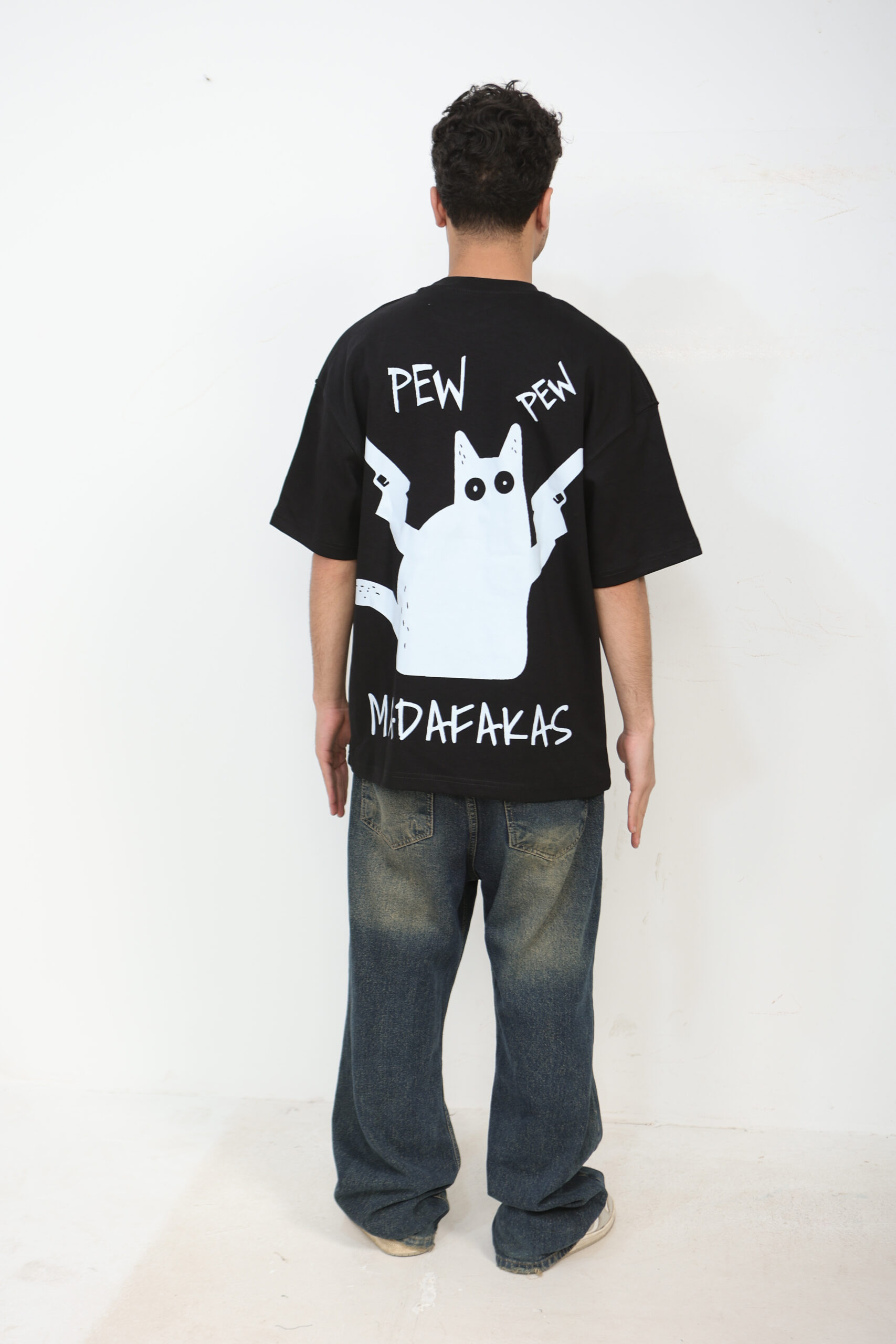 "no risk" graphic boxy tee "no risk" graphic boxy tee