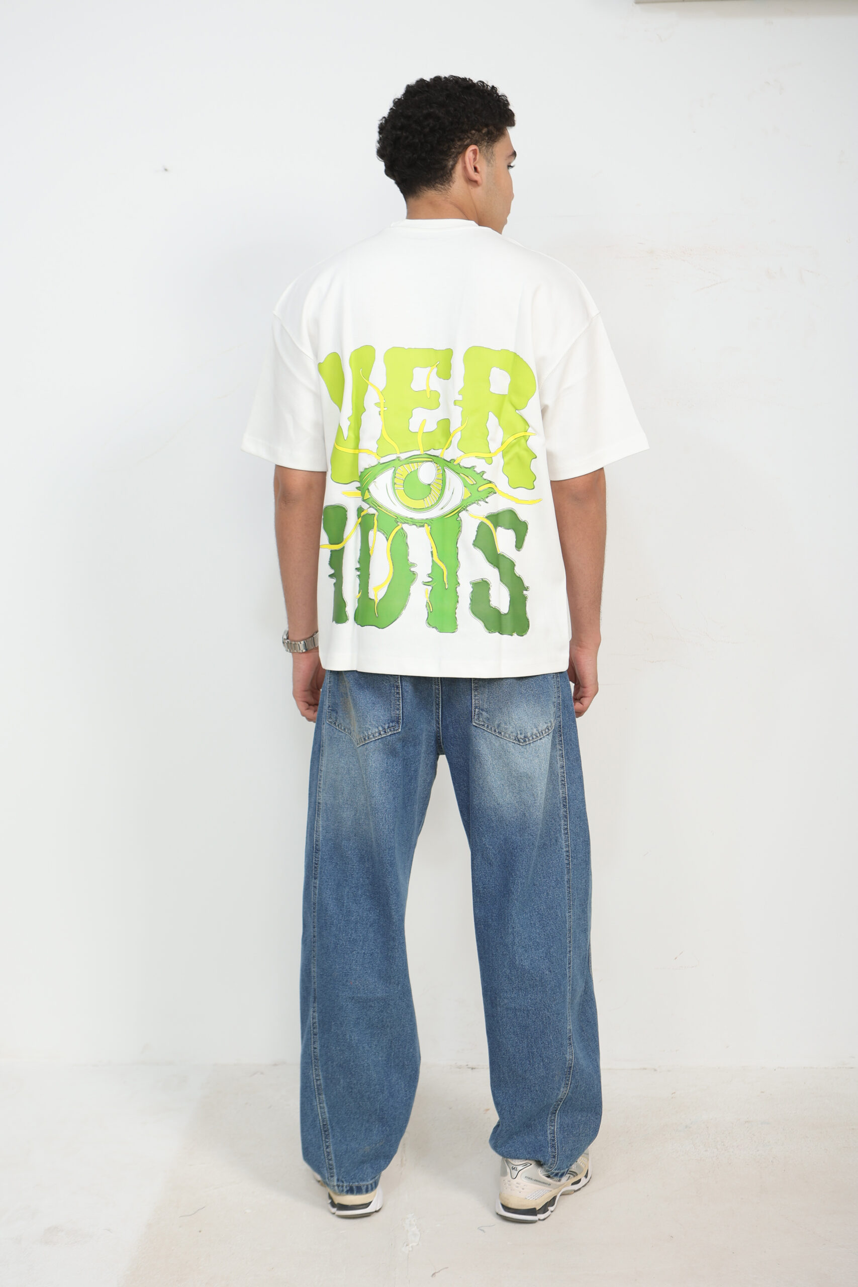 "no risk" graphic boxy tee "no risk" graphic boxy tee