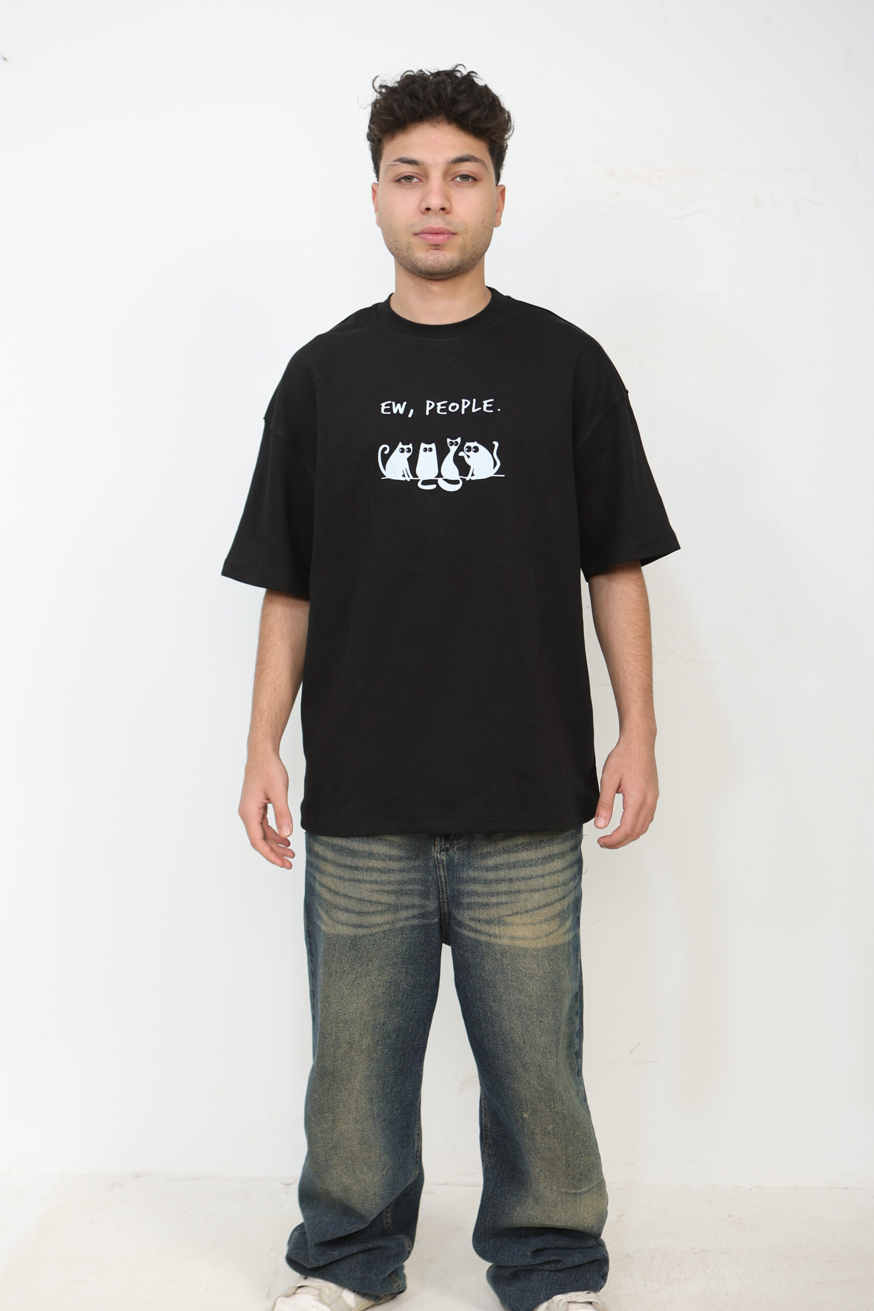 "no risk" graphic boxy tee "no risk" graphic boxy tee