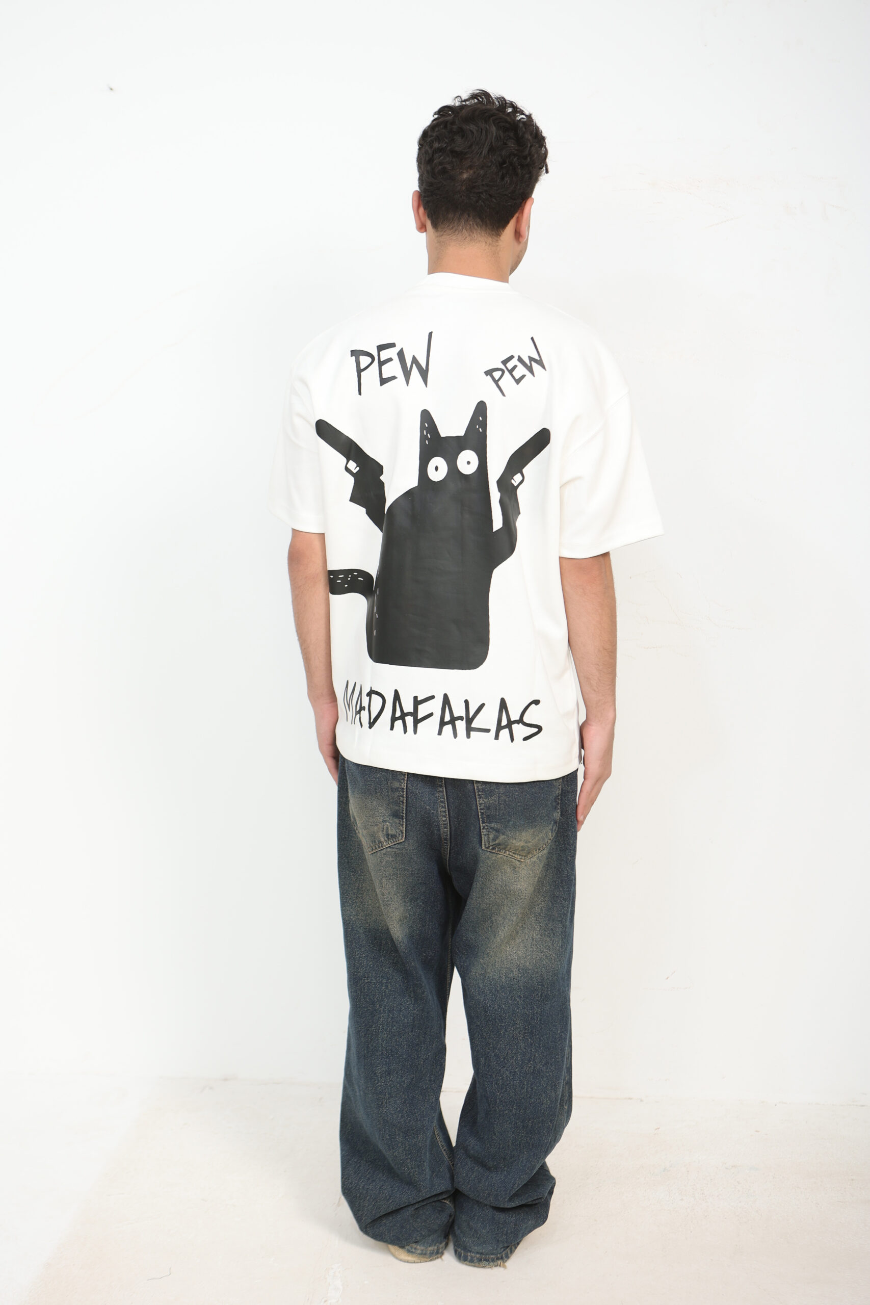 "no risk" graphic boxy tee "no risk" graphic boxy tee