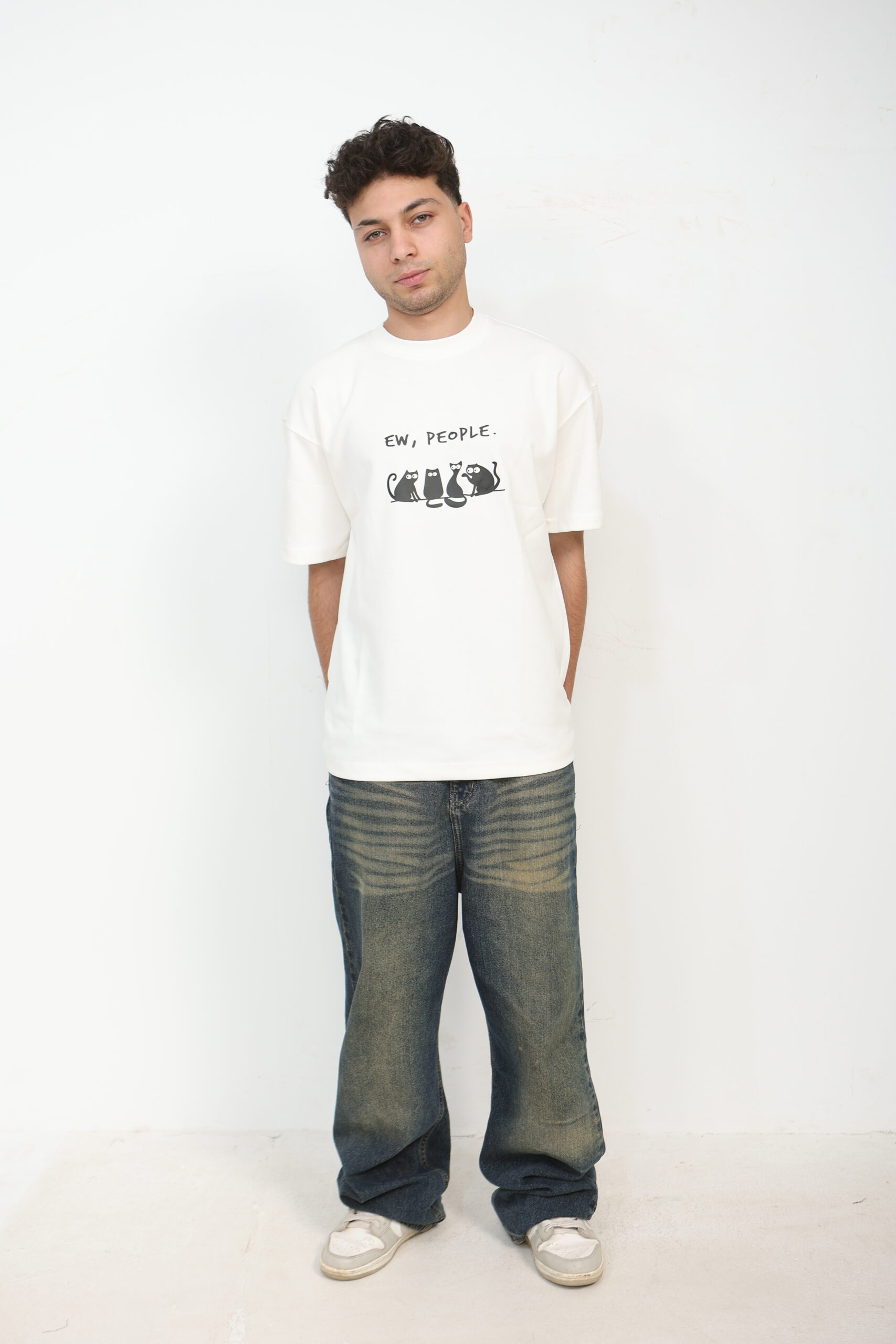 "no risk" graphic boxy tee "no risk" graphic boxy tee