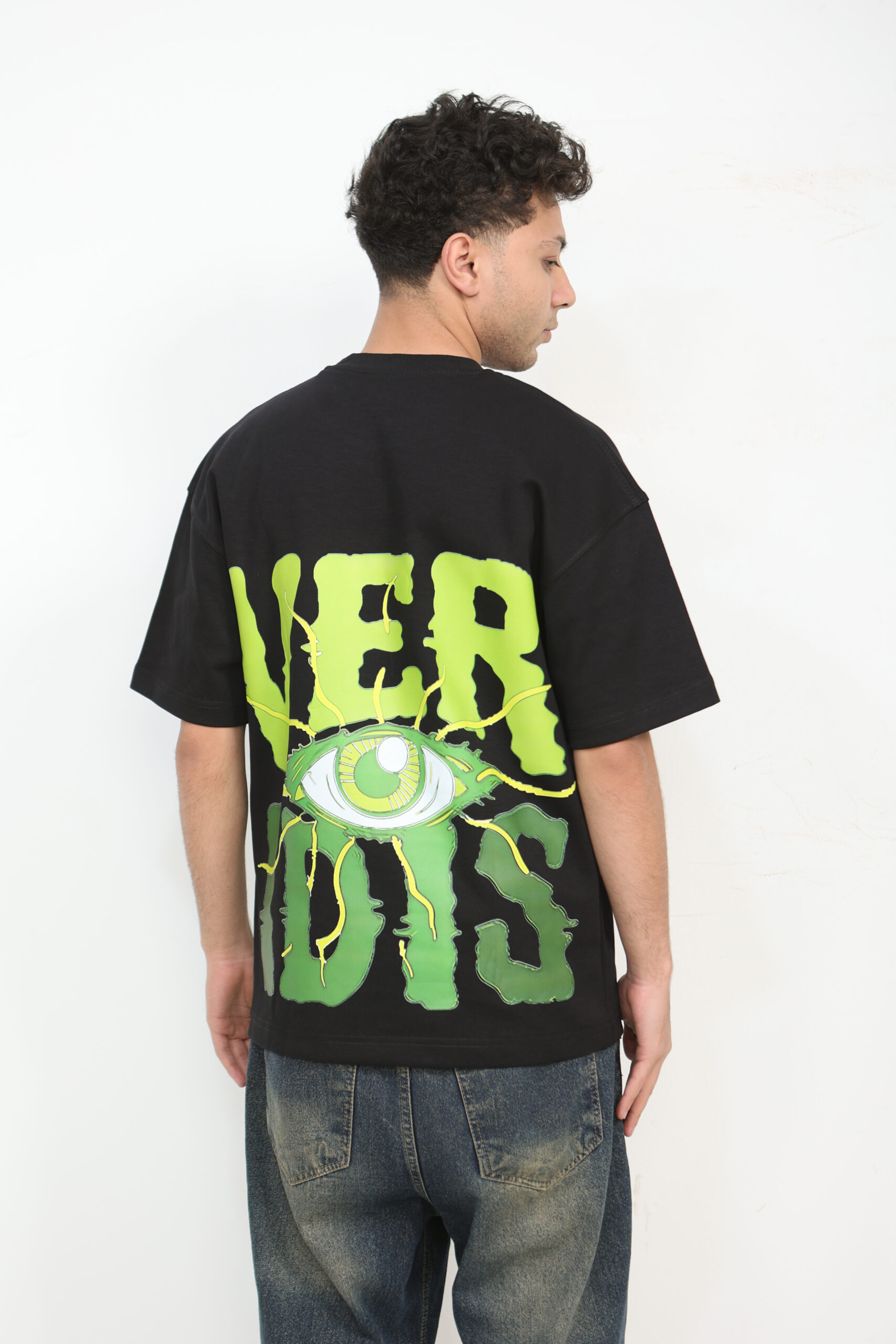 "no risk" graphic boxy tee "no risk" graphic boxy tee