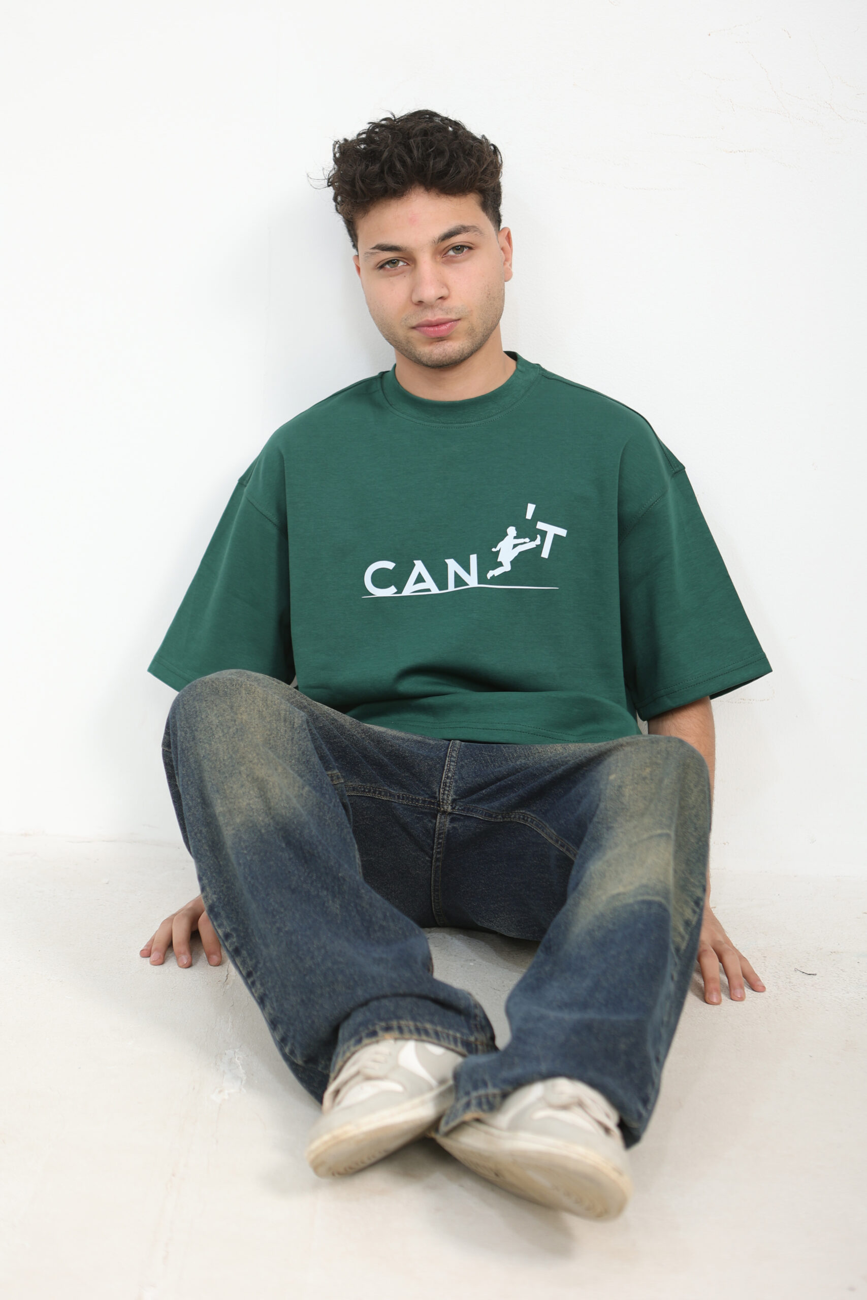 "no risk" graphic boxy tee "no risk" graphic boxy tee