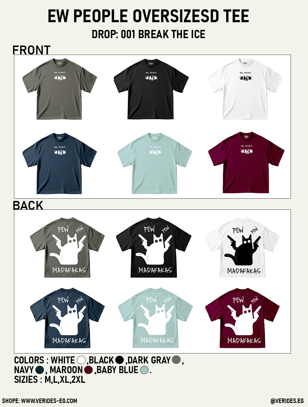 ew people oversized tee ew people oversized tee
