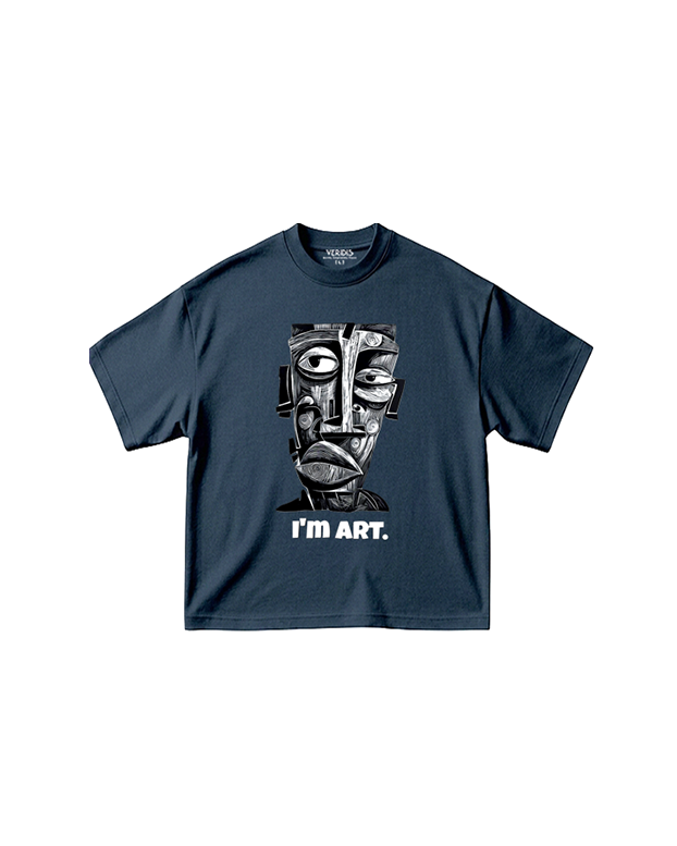 i'm art oversized tee i'm art oversized tee