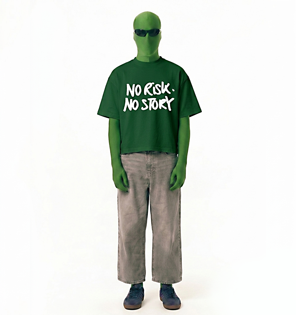 Home no risk no story boxy ptroli 0007 no risk no story boxy sagegreen
