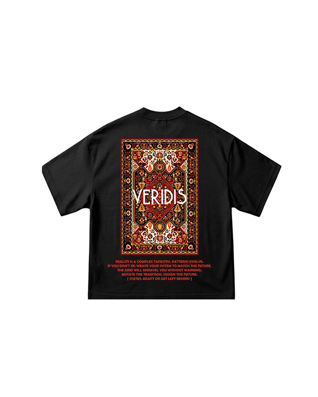 urban red carpet back black TAPESTRY TEE